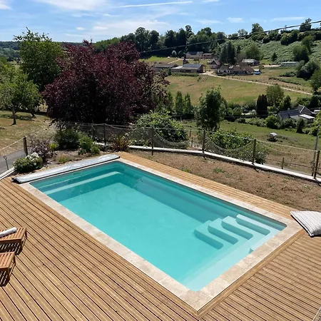 De Charme Avec Piscine Et Vue Panoramique - 6-8 Pers Pays D'auge * Vimoutiers